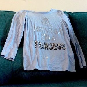 “Yes that’s right I’m a princess” shirt 14/16 XL